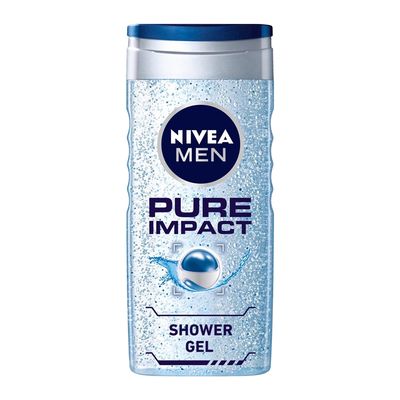 Nivea Shower Gel For Men Pure Impact Purifying With Freshness - 250ml
