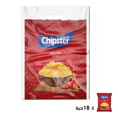 Chipster Chips Chili 14 G × 18