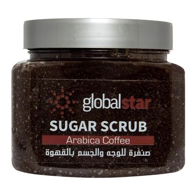 Global Star Arabica Coffee Sugar Scrub For Face And Body - 600g