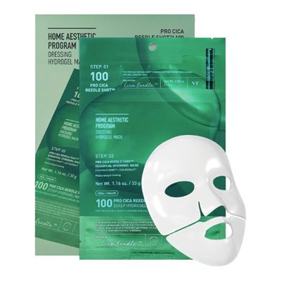 VT Cosmetics Pro Cica Reddle Shot 100 Dressing Hydrogel Mask 2-steps