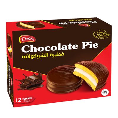 Delita Chocolate Pie Original - 25g × 12