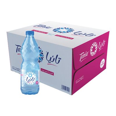تانيا مياه شرب معبأه قليل الصوديوم 600 مل × 30