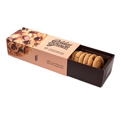 Golden Brown Chocolate Chip Cookies - 12 Pieces 180g
