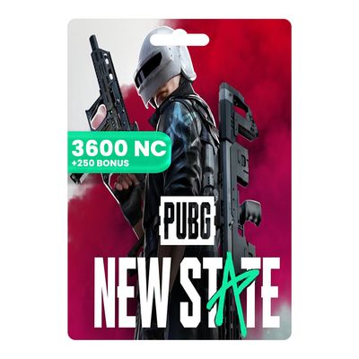 ببجي نيو ستيت قسيمة إعادة الشحن 3600 شدة + 250