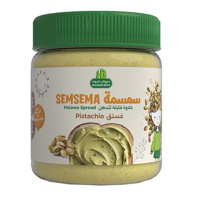 حلواني أخوان حلاوة سمسمة قابلة للدهن بالفستق - 360 جرام