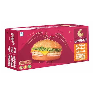 Golden Chicken Burger Chicken Frozen  672 G