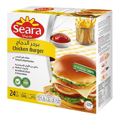 سيارا برجر دجاج خالي من المواد الحافظة 1344 جرام