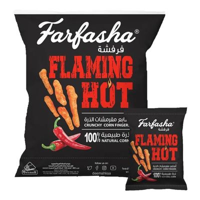 Farfasha Crackers Corn Sticks Hot 20 G