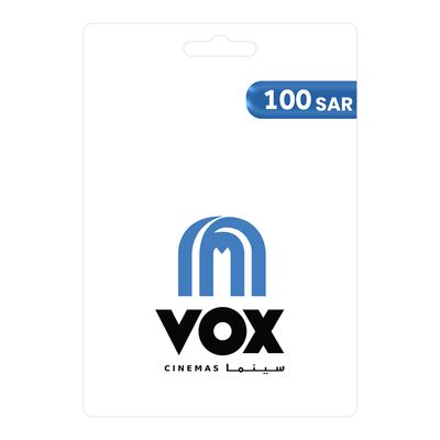 فوكس سينما بطاقة هدايا 100 ريال (سعودي)