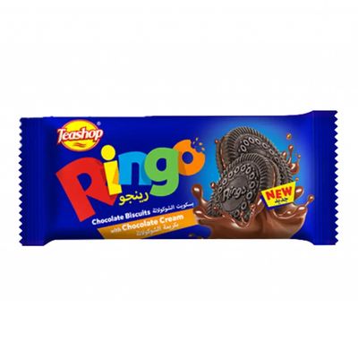Ringo Biscuit Chocolate With Chocolate Cream 38 G