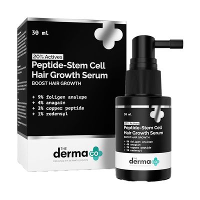  The Derma Co 20% Actives Peptide-Stem Cell Hair Growth Serum - 30ml