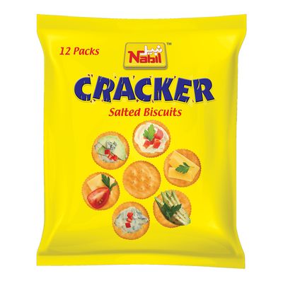 Nabil Crackers Biscuit Salted - 35g × 12