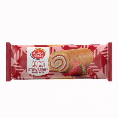Fuchsia Swiss Roll Strawberry 60 G
