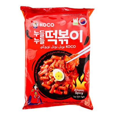 Koco Foods Noodles Toppoki Very Spicy Flavor ( Imported ) - 236g
