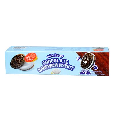 Mei Jan Chocolate Sandwich Biscuit Milk Flavor - 180g
