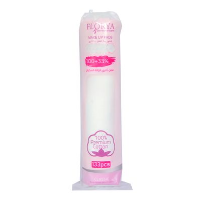 Florya Cotton For Make-up Remover Natural 133 Tablets