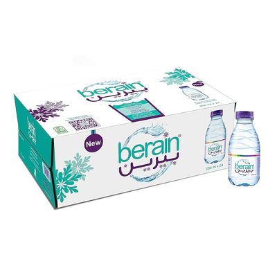 Berain Water Drinking Bottled 200 ML × 24 Box