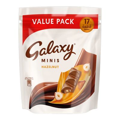جالكسي شوكولاتة بالبندق ميني - 17 قطعة - 212.5 جرام 