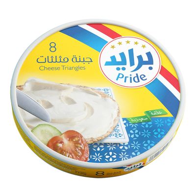 برايد شبيه جبن مثلثات 8 قطع 112 جرام