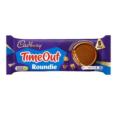 Cadbury Timeout Biscuit Roundies With Milk Chocolate Imported 150 G