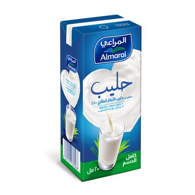 المراعي حليب طويل الأجل كامل الدسم 200 مل