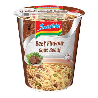 Indomie Vermicelli Instant Cup Beef Flavor 60 G
